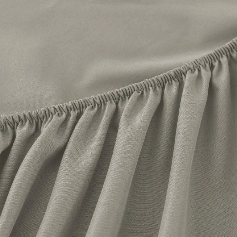 Mikroszálas lepedő MICROVELLE világosszürke 90x200 cm