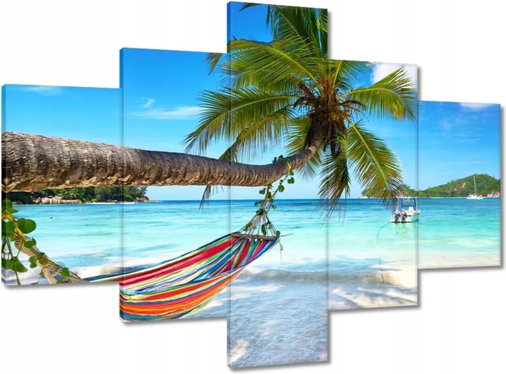 Vászonkép 100x70 Trópusok Tájképek Pálmafák