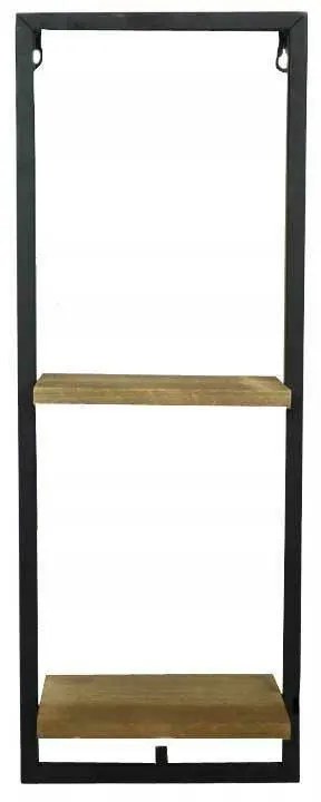 Fém fali polc TANDOR 20x55 cm