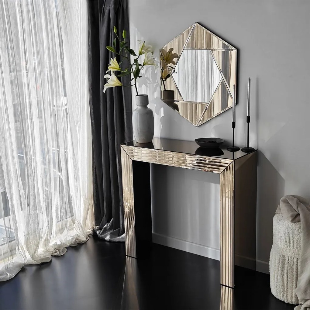 Dresser komód, bronz, 91 cm