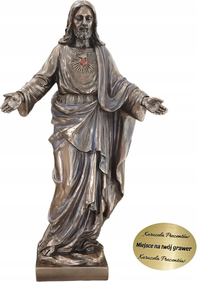 Krisztus Forró Szívvel Gyönyörű Figura Ajándék VERONESe Papnak