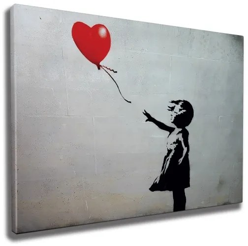 Fali festmény vásznon 50x70 cm fekete/szürke