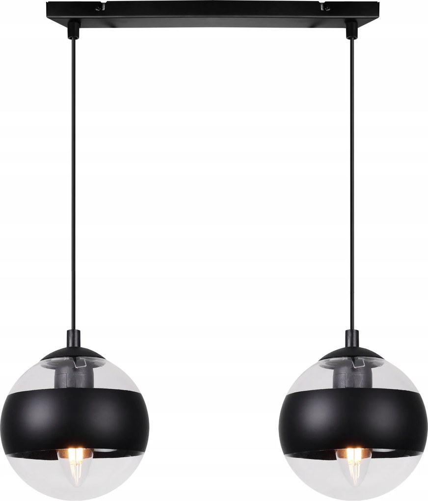 Mennyezeti Lámpa Lógó Csillár Nappali Konyha Fürdőszoba Loft Fekete Gömbök