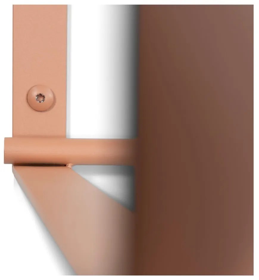 Lazacszínű fém fali fogas polccal 100 cm Rex – Spinder Design