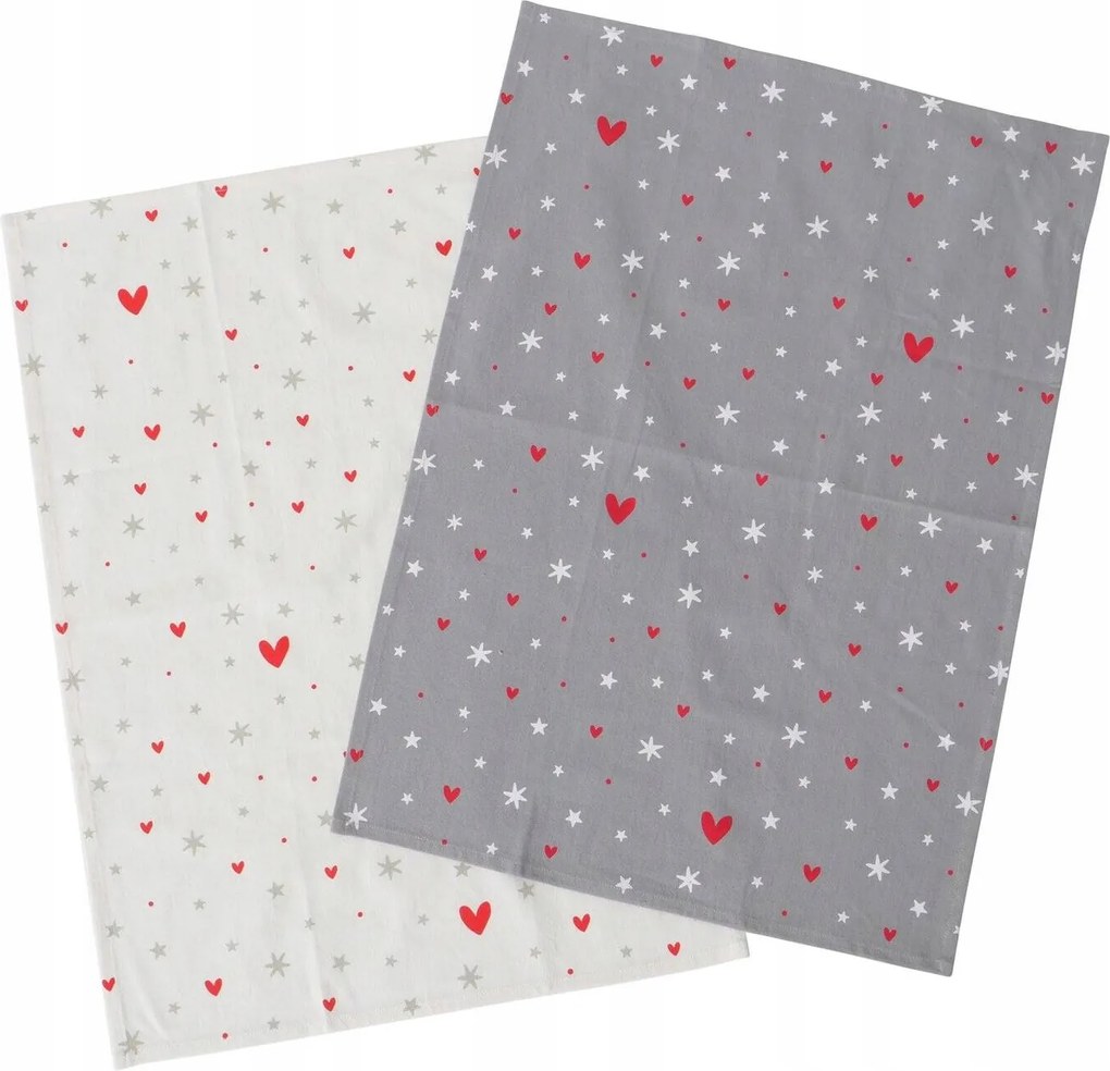 Konyhai Törlőkendő Karácsonyi Motívummal Pamut Törlőkendő 50 x 70 2 db