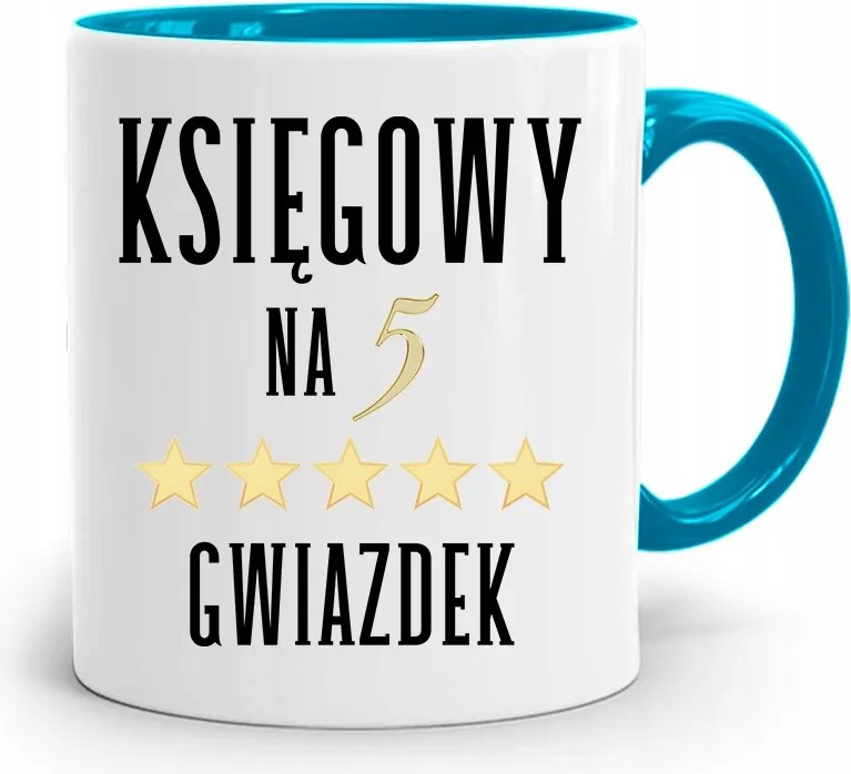 Kék Bögre Ajándék Könyvelőnek, fényképes nyomattal