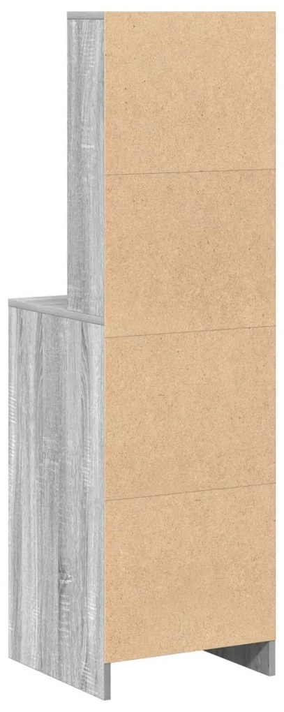 Magasfiú fiókkal Szürke sonoma 40 x 40,5 x 135 cm Faanyag