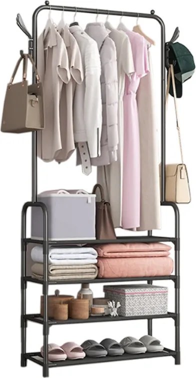 Ruhaállvány LRA-01 fekete