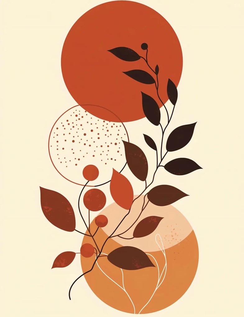 Poszterek nappaliba boho modern 50x65cm P árnyalat