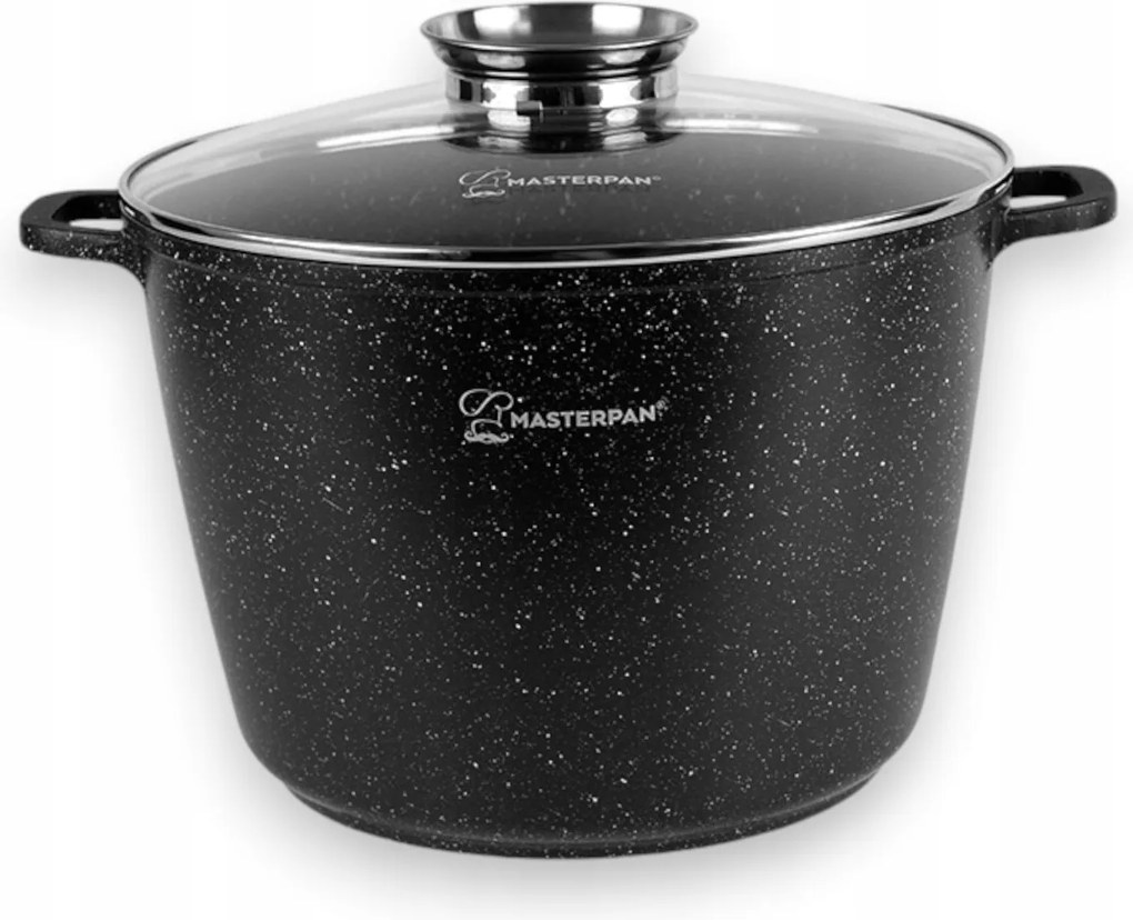 Nagy 14L-es márvány fazék fedővel és Aroma Knob rendszerrel 32cm