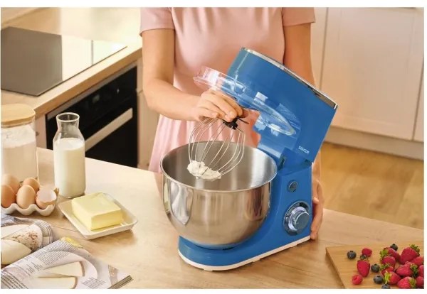 Sencor - Rozsdamentes acéltálas konyhai robotgép 1300W/230V kék