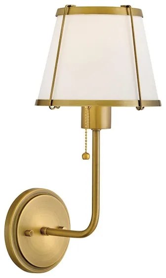 Hinkley HK-CLARKE1-DBR-OW - Fali lámpa CLARKE 1xE27/40W/230V réz/fehér