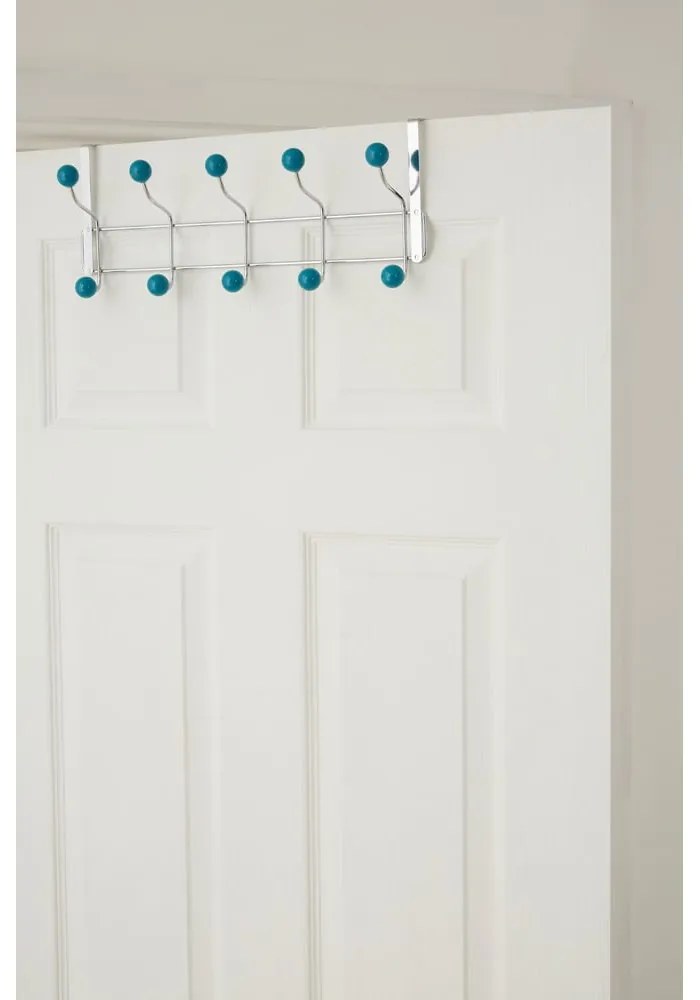 Mentazöld-ezüstszínű fém ajtófogas 41 cm – Premier Housewares