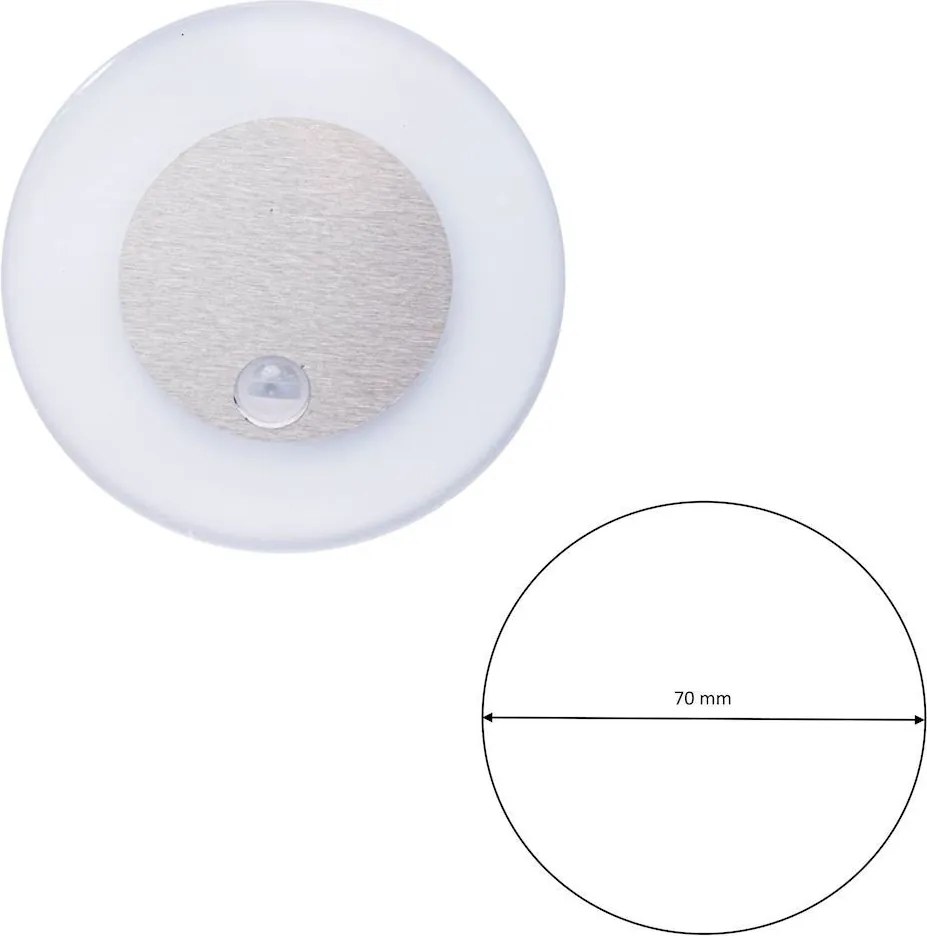 Eko-Light OTI EKS1061 Beépíthető lépcsőházi lámpa 1x0,6W/LED 3000K 13LM IP20