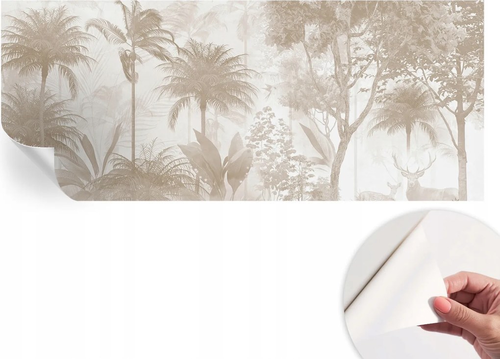 Modern öntapadós fali fotótapéta Trópusi tájkép 250x104 cm