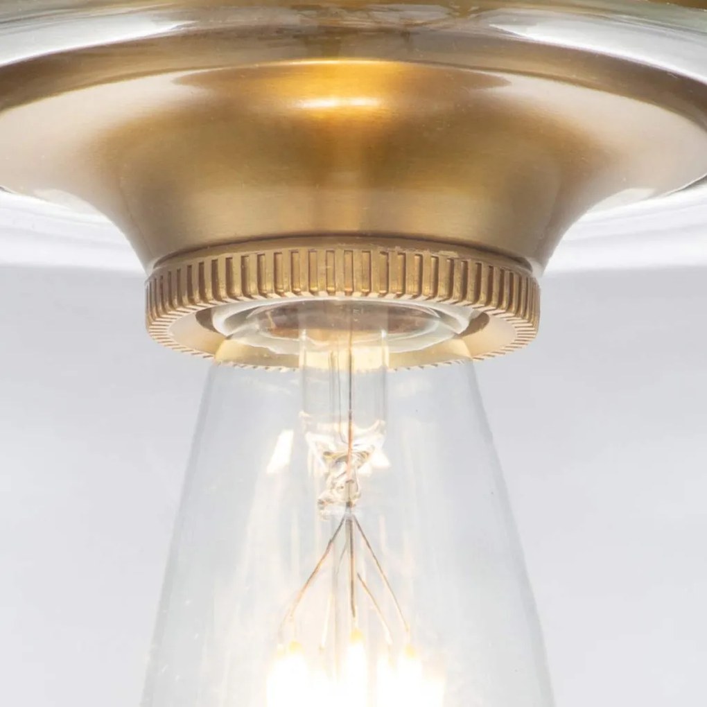 ELSTEAD FE-HOUNSLOW-F-BB HUNSLOW Klasszikus Mennyezeti Lámpa Sárgaréz E27 IP20