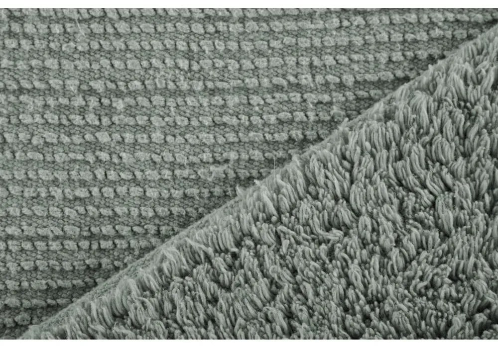 Luca zöld pamut fürdőszobaszőnyeg, 60 x 100 cm - Tiseco Home Studio