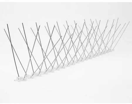 Rozsdamentes galambriasztó tüskék, 50 x 12 cm