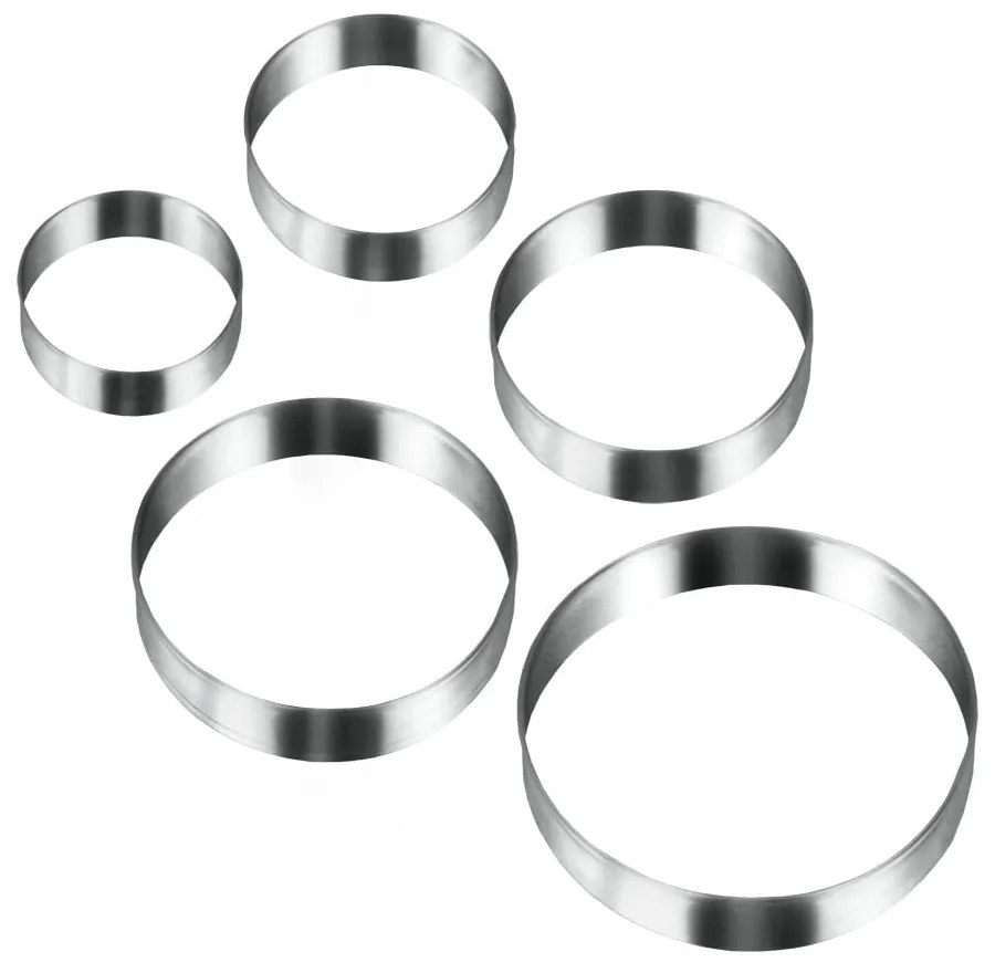 Cookie Cutters 5 db-os kerek sütikiszúró szett - Metaltex