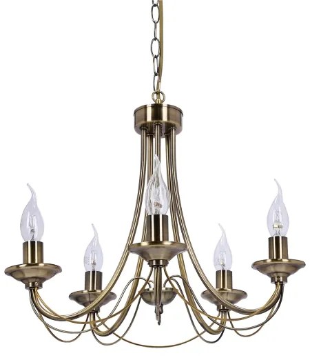 Csillár láncon MUZA 5xE14/40W/230V