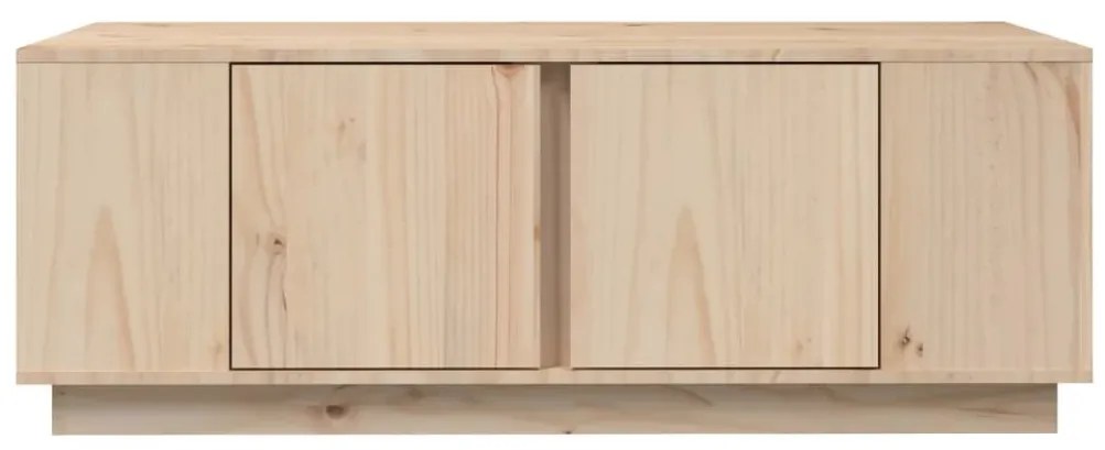 Tömör fenyőfa dohányzóasztal 110 x 50 x 40 cm