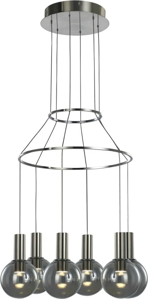 Italux modern függeszték aria króm itxmd17012002-6a