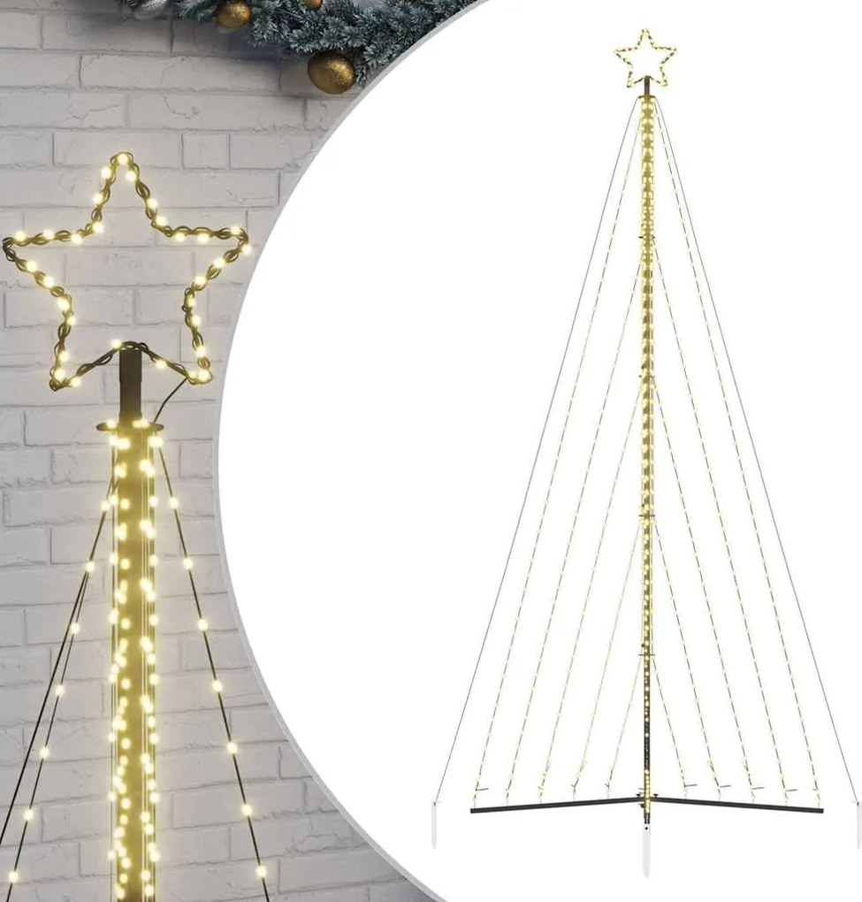 vidaXL meleg fehér LED karácsonyfa 570 LED 399 cm
