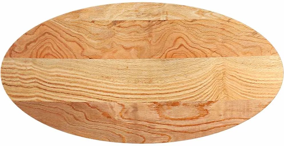 vidaXL világosbarna tömör akácfa ovális alakú asztallap 120x60x4 cm