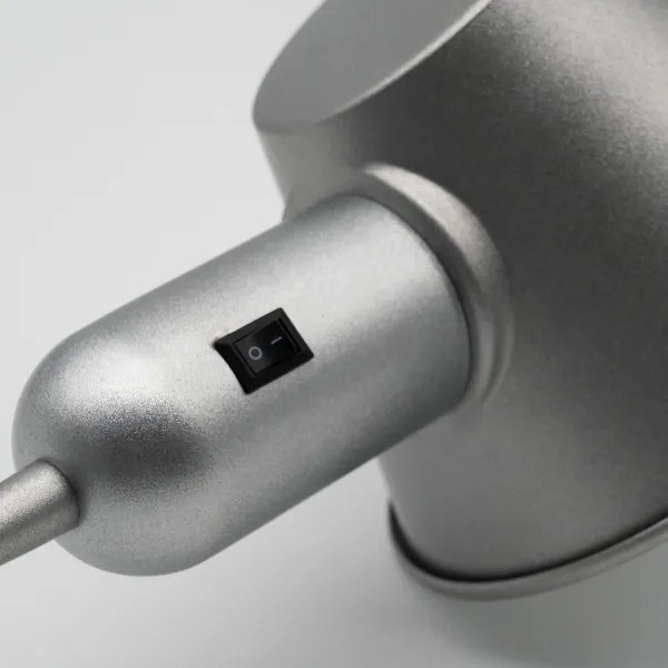 Brilo - Rugalmas állólámpa 1xE27/10W/230V ezüst