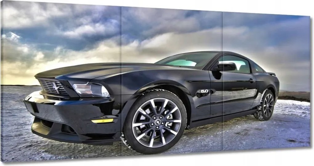 Vászonkép 60x30 Ford Mustang télen