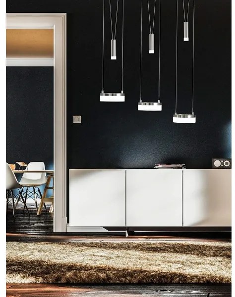 Wofi 7263.06.54.6000 - LED dimmelhető függeszték 3x7,5W + 3x1W