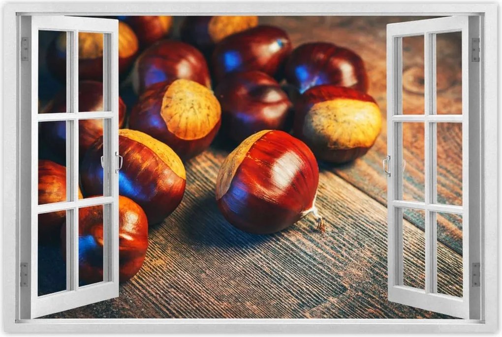 Poszterek 90x60 Dió a deszkán Bronz