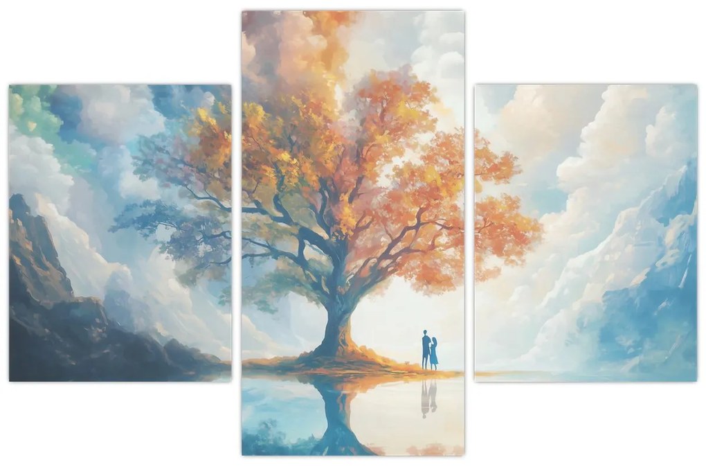 Kép – Az élet és szerelem fája (90x60 cm)