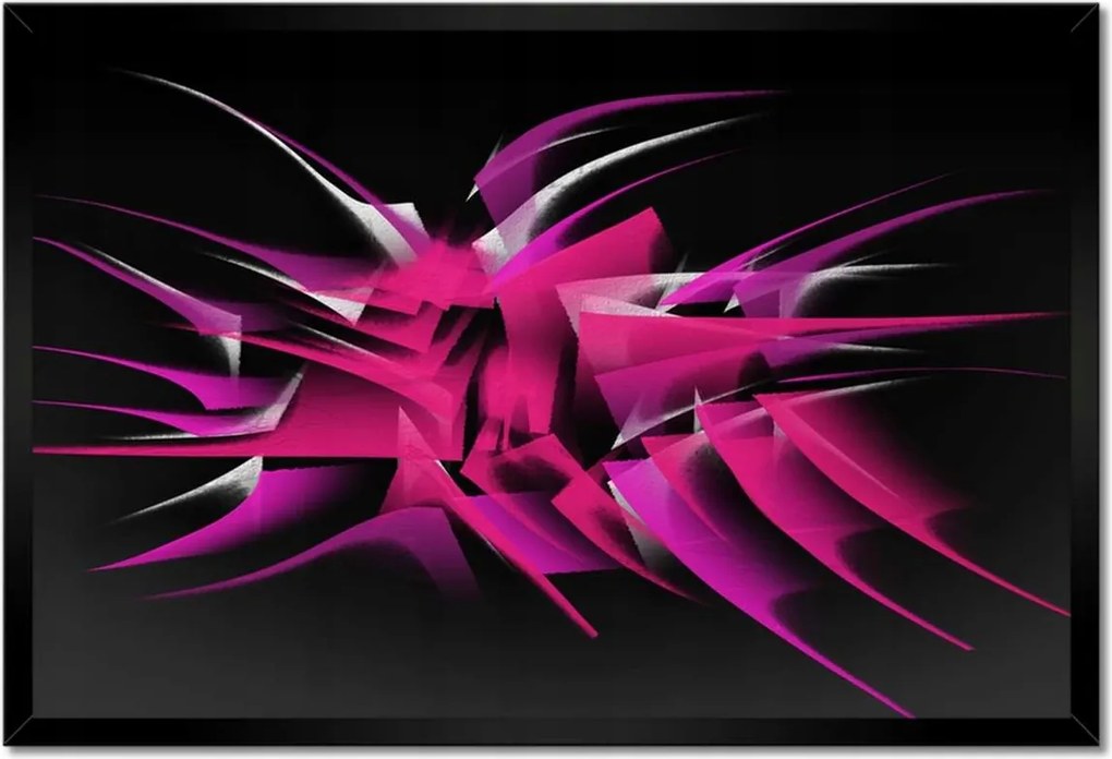 Poszterek keretben 60x40 Divatos lila tüskék