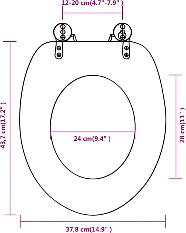 2 db régi famintás MDF WC ülőke
