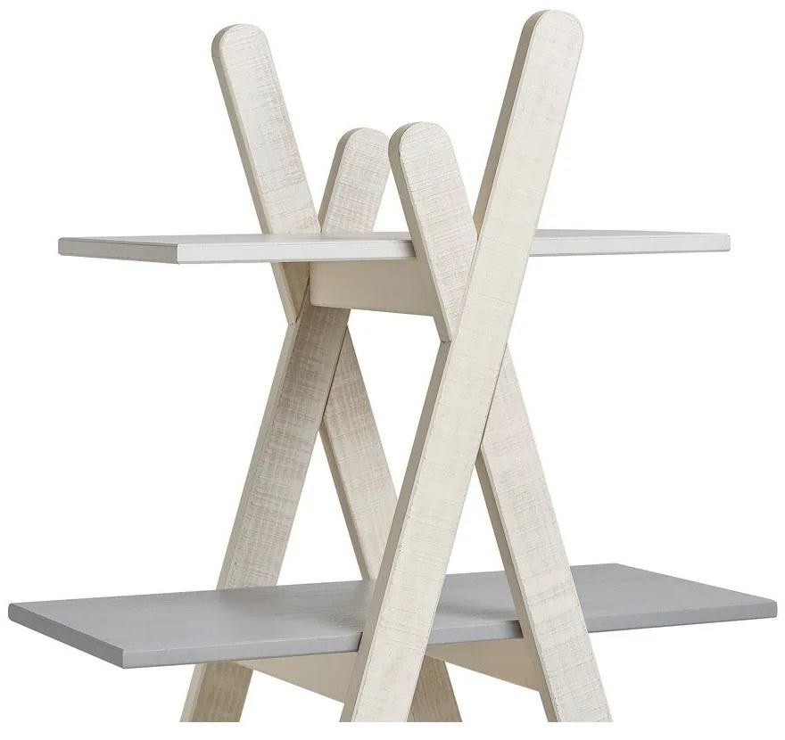 Sia szürke-fehér könyvespolc - Marckeric