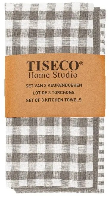 Pamut konyharuha szett 3 db-os 70x50 cm Lines - Tiseco Home Studio