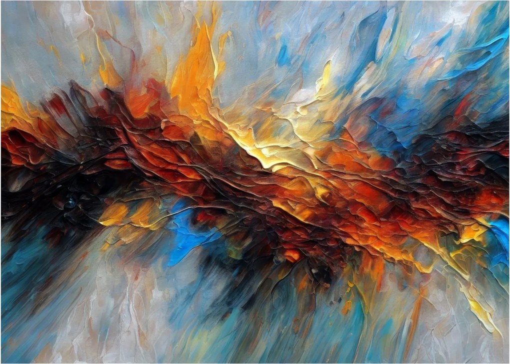 Üveg kép - Színes textúra (70x50 cm)
