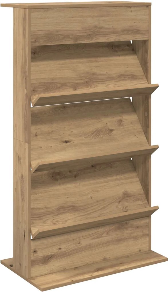 vidaXL Magazin állvány Artisan tölgy 70 x 41 x 126 cm Faanyag