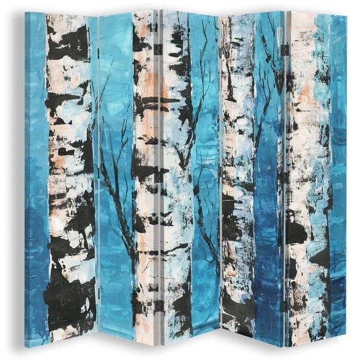 Gario Paraván Nyírfa törzsek Méret: 180 x 170 cm, Kivitelezés: Klasszikus paraván