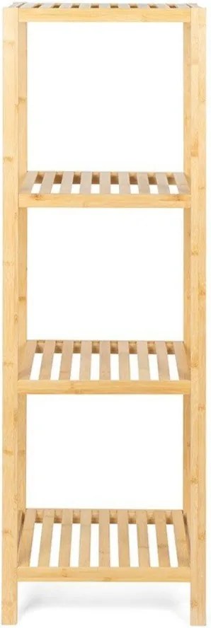 Natúr színű bambusz fürdőszobai polcos állvány 37x110 cm Skaren – Bonami Essentials