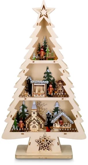 Brilagi - LED karácsonyfa dekoráció LED/3xAA