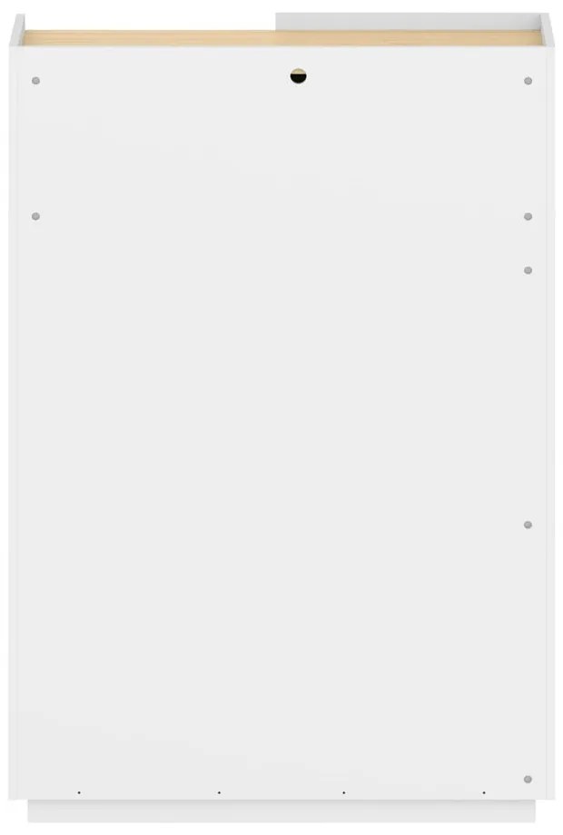 Fehér matt könyvespolc 100x147 cm Nina - TemaHome