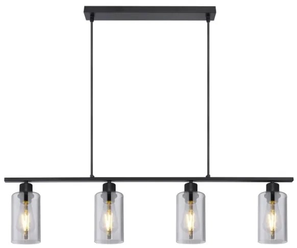 Globo 15465-4H - Csillár zsinóron HADERA 4xE27/60W/230V