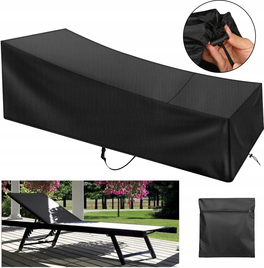 Kerti Napozóágy Huzat Strand vízálló erős protektor 210x75 cm