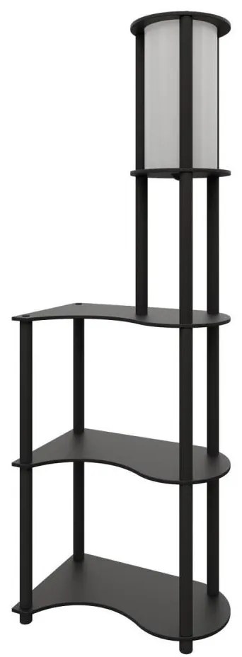 NOTO polcos állólámpa 1xE27/40W/230V fekete