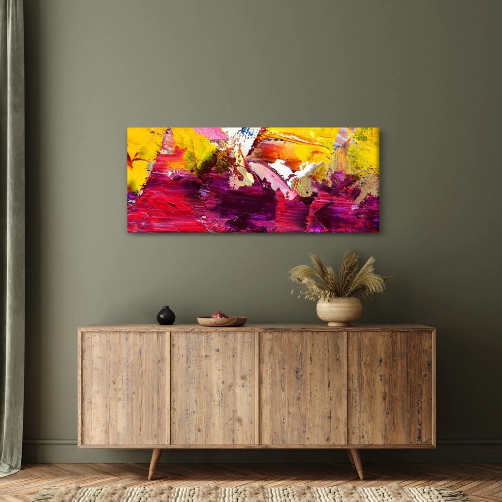 Absztrakció kép - festmény (120x50 cm)