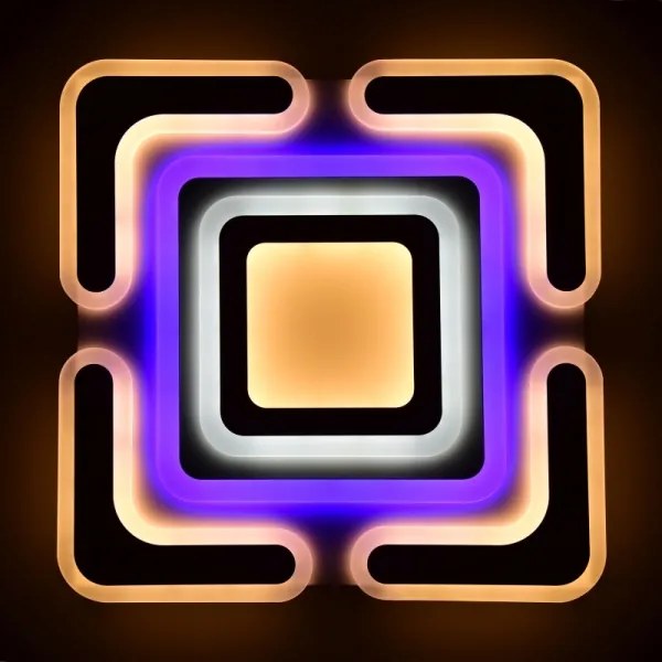 Ecolite WALP201-RB/LED - LED Dimmelhető mennyezeti lámpa TIPO LED/120W/230V + távirányító