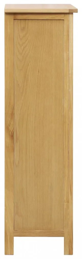 tömör tölgyfa cipősszekrény 76 x 37 x 105 cm