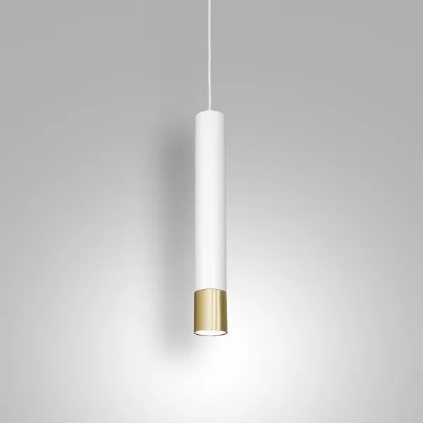 Csillár zsinóron NEST 1xGU10/8W/230V fehér/arany